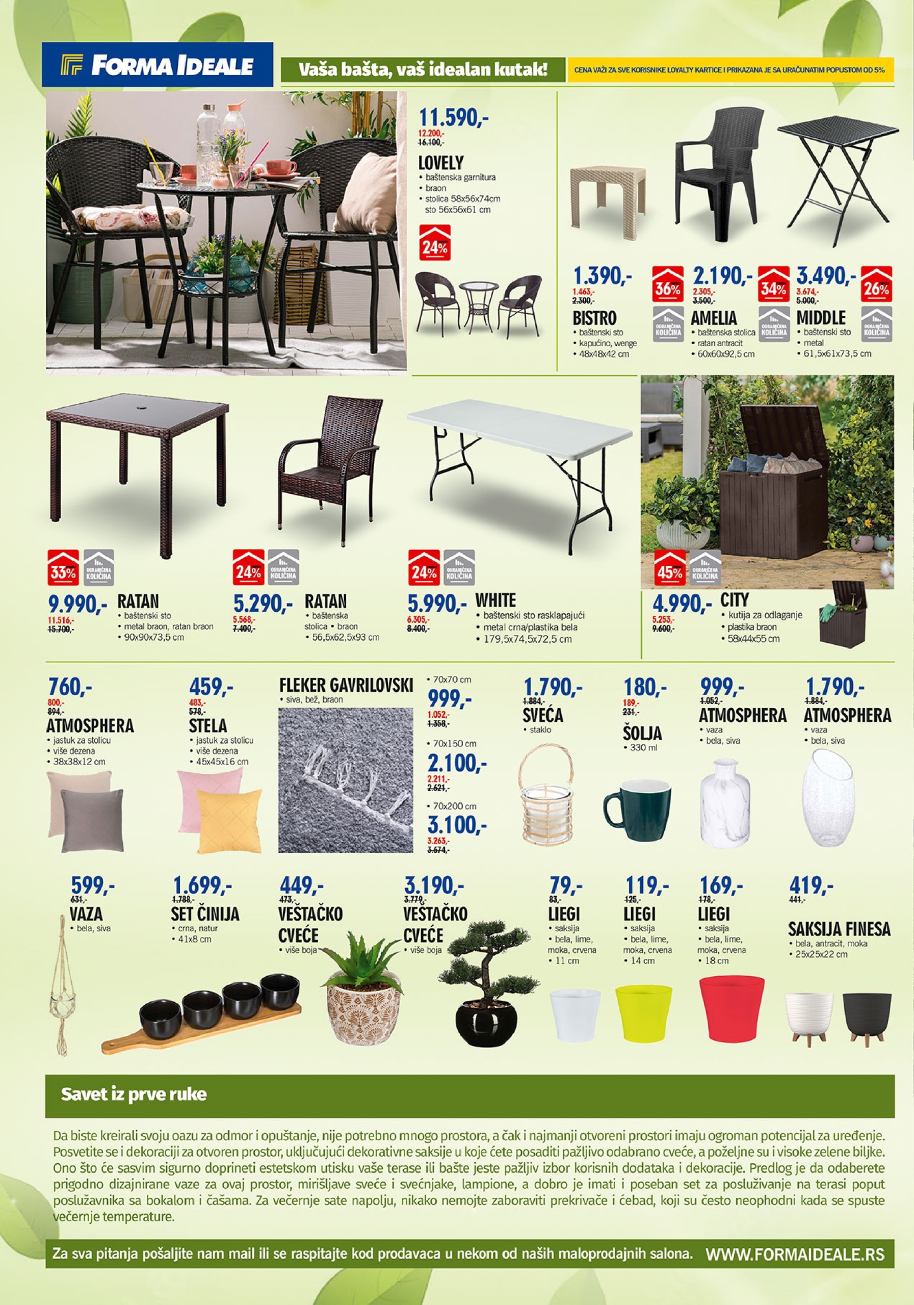 Forma Ideale katalog VAŠA BAŠTA 5-31.5.2025.