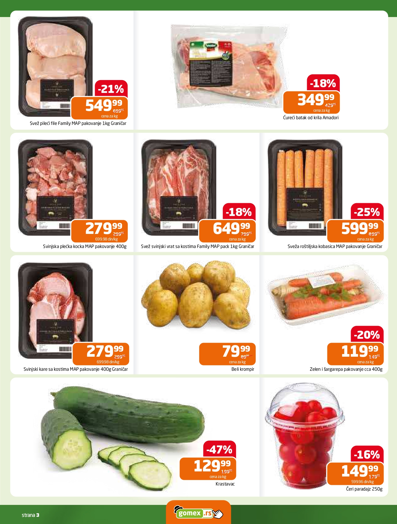 Gomex katalog AKCIJE IZ ŠEŠIRA 7-20.5.2025.