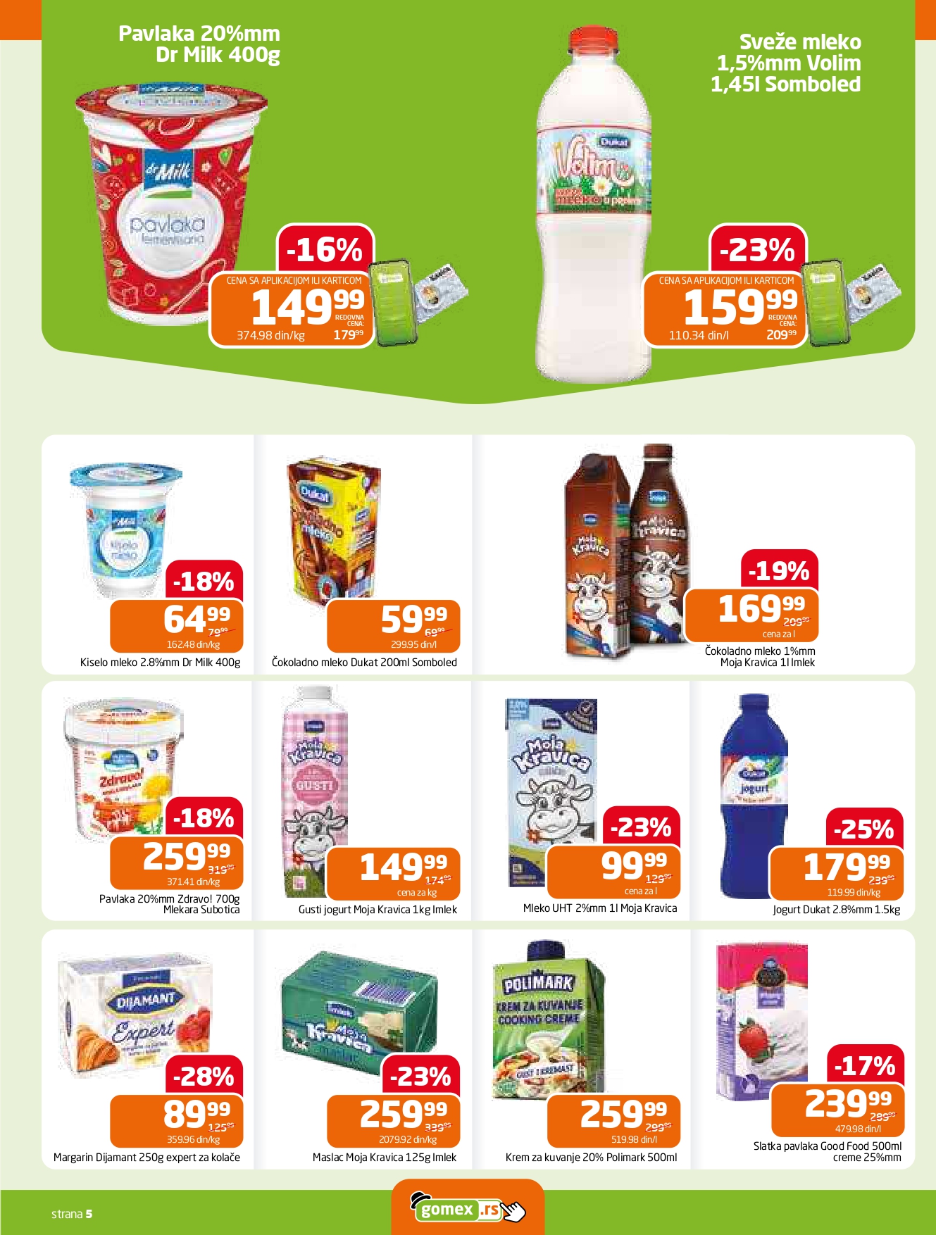 Gomex katalog AKCIJE IZ ŠEŠIRA 7-20.5.2025.