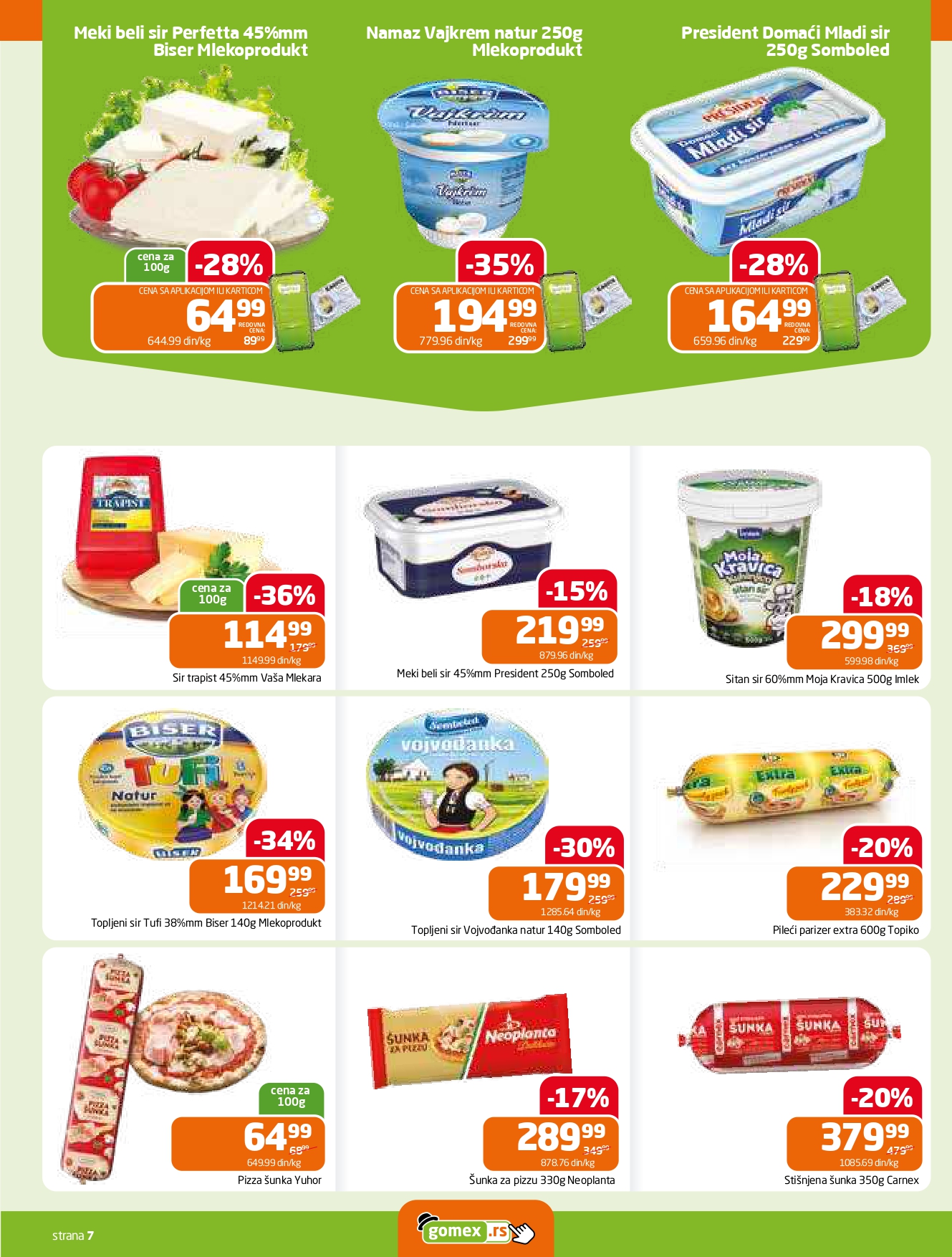 Gomex katalog AKCIJE IZ ŠEŠIRA 7-20.5.2025.