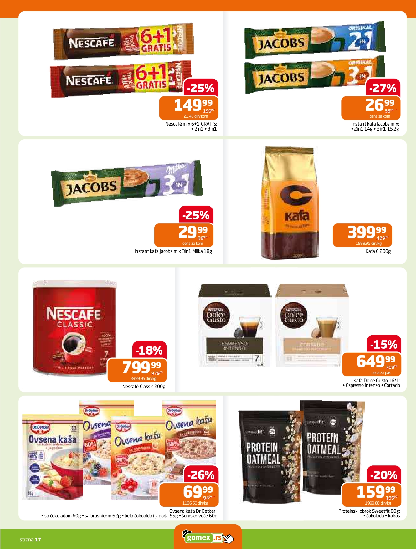Gomex katalog AKCIJE IZ ŠEŠIRA 7-20.5.2025.