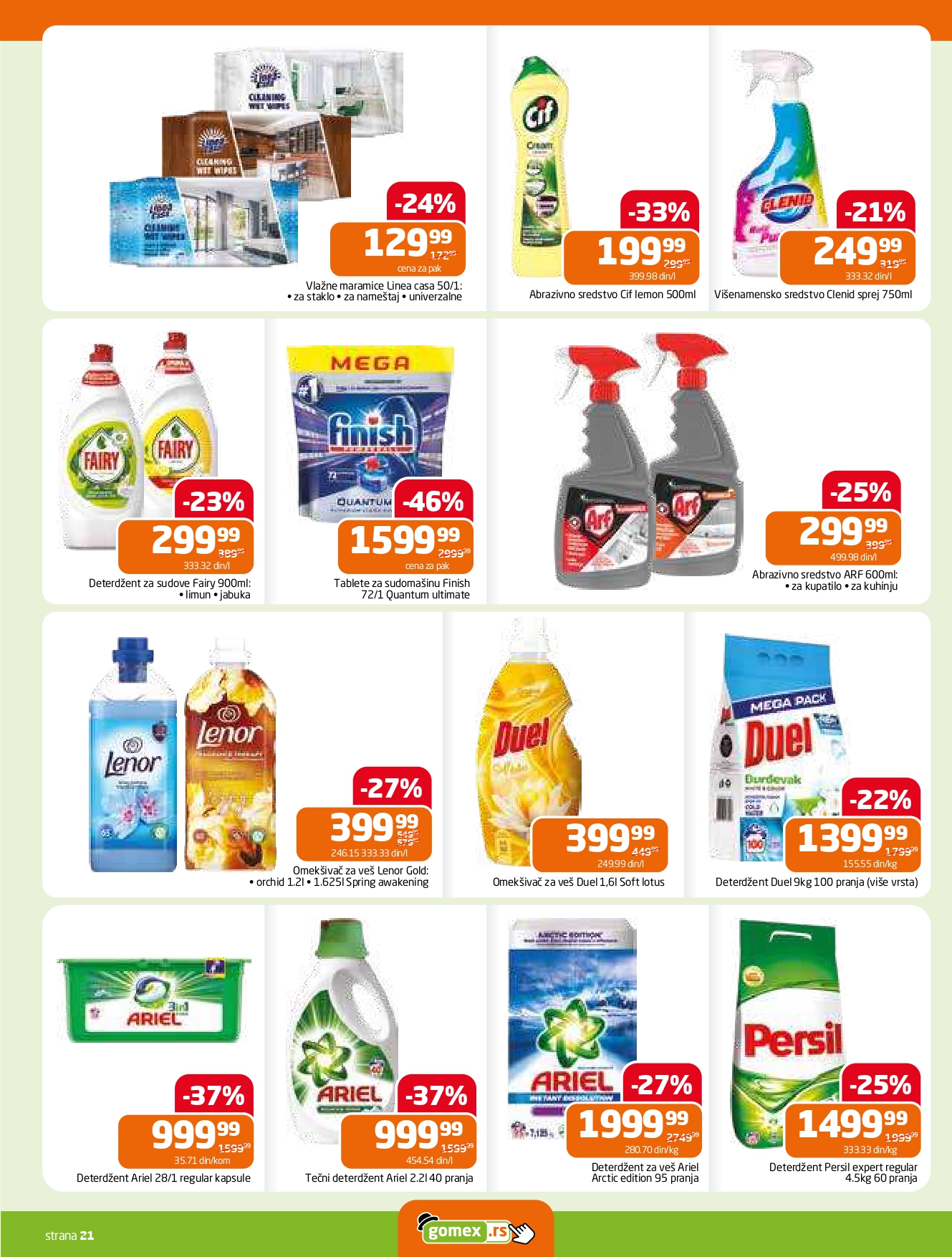 Gomex katalog AKCIJE IZ ŠEŠIRA 7-20.5.2025.