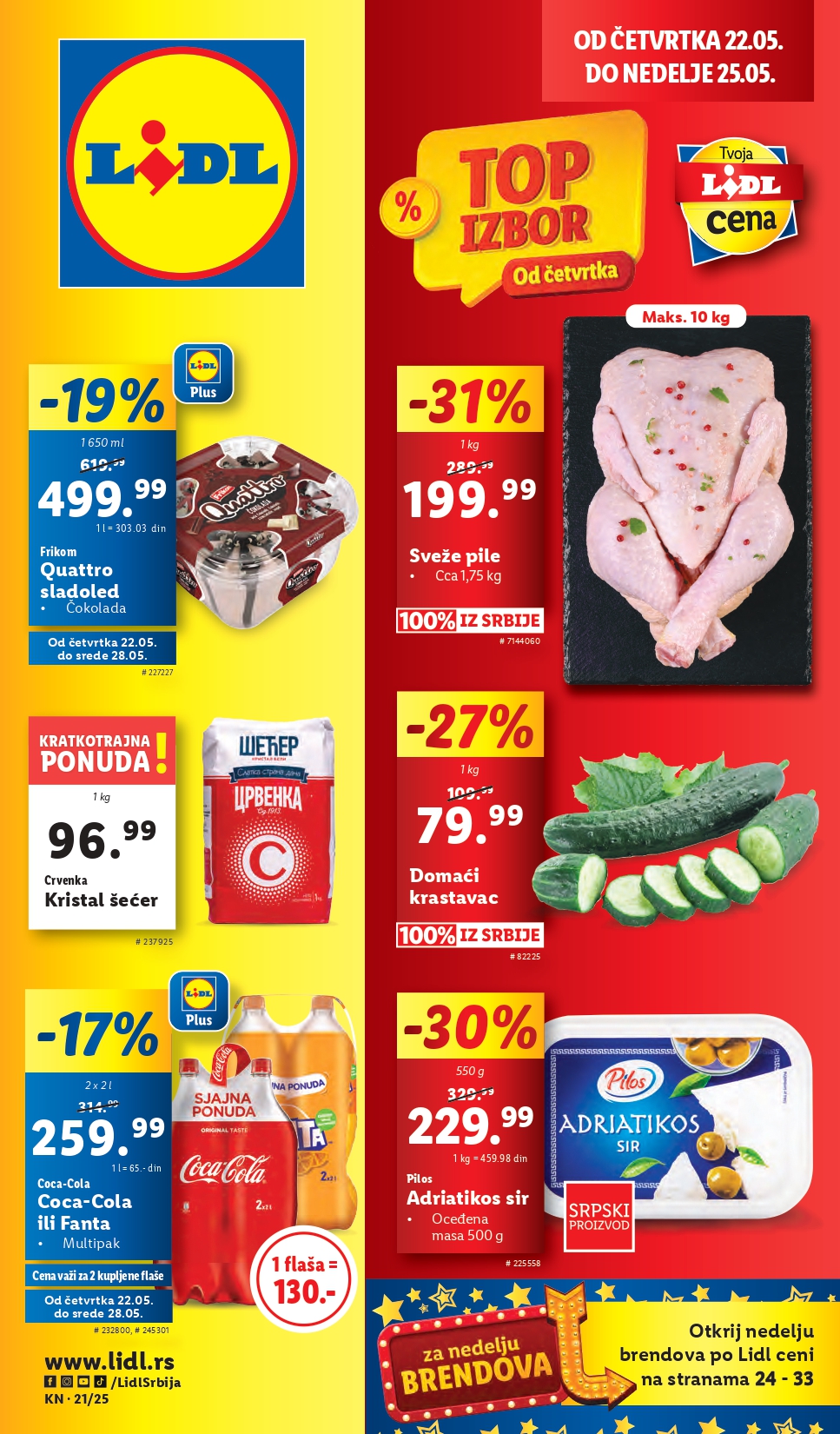 Lidl katalog PREHRANA 22-28.5.2025.