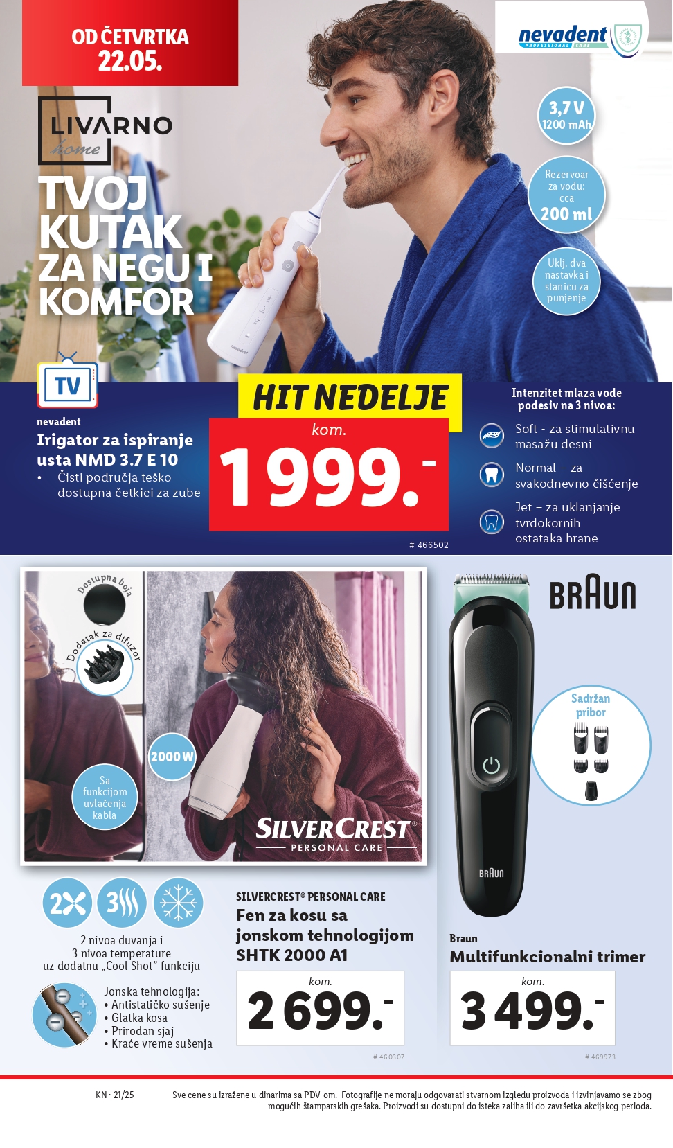 Lidl katalog NEPREHRANA 22-28.5.2025.