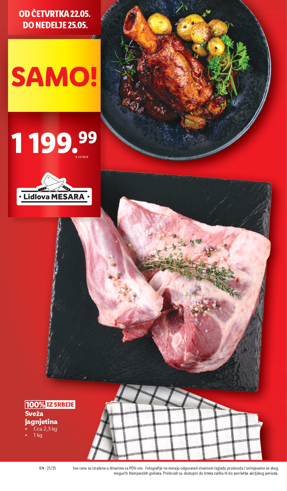 Lidl katalog PREHRANA 22-28.5.2025.