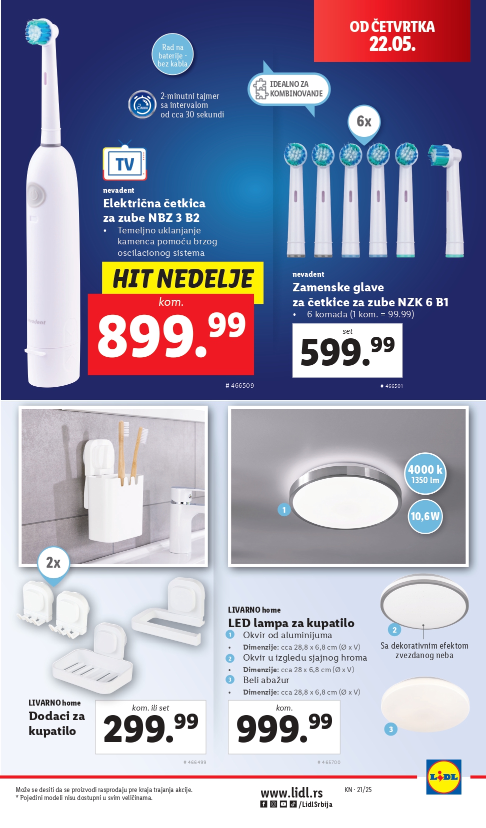 Lidl katalog NEPREHRANA 22-28.5.2025.