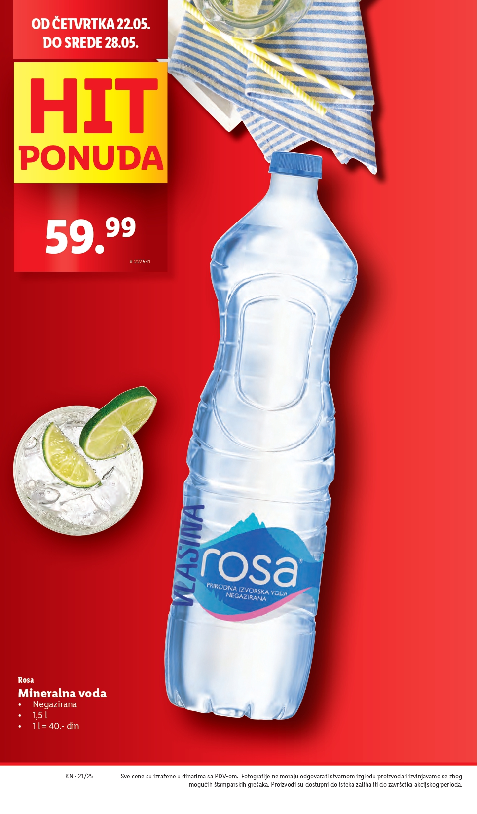 Lidl katalog PREHRANA 22-28.5.2025.