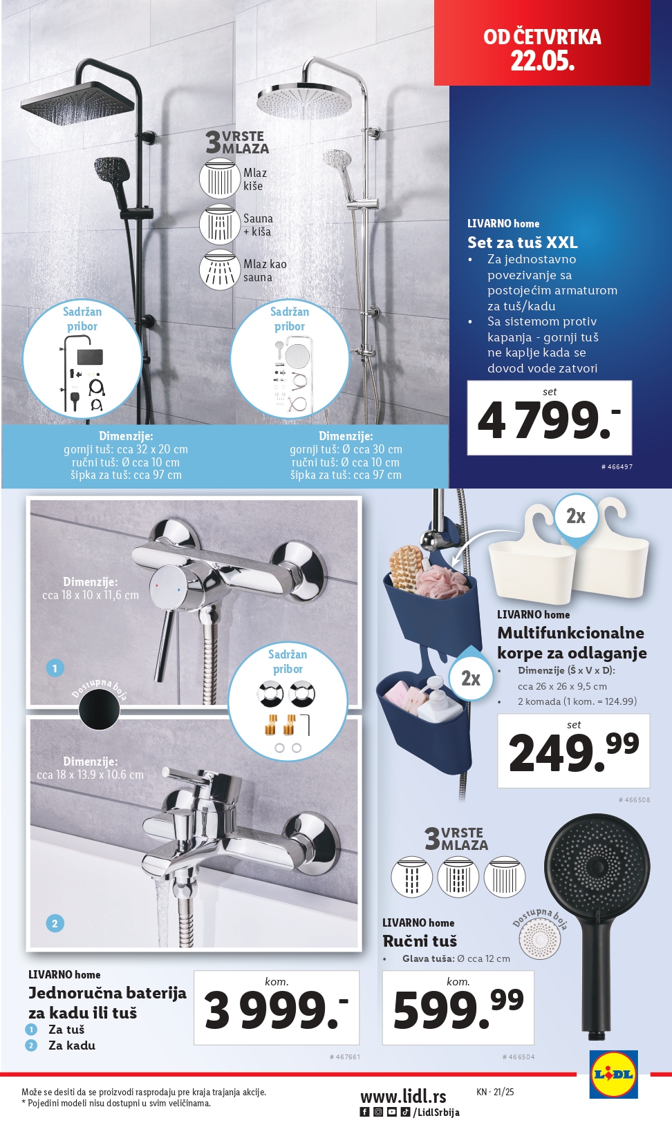 Lidl katalog NEPREHRANA 22-28.5.2025.