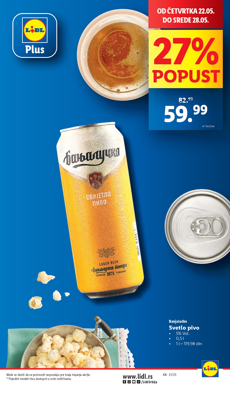 Lidl katalog PREHRANA 22-28.5.2025.