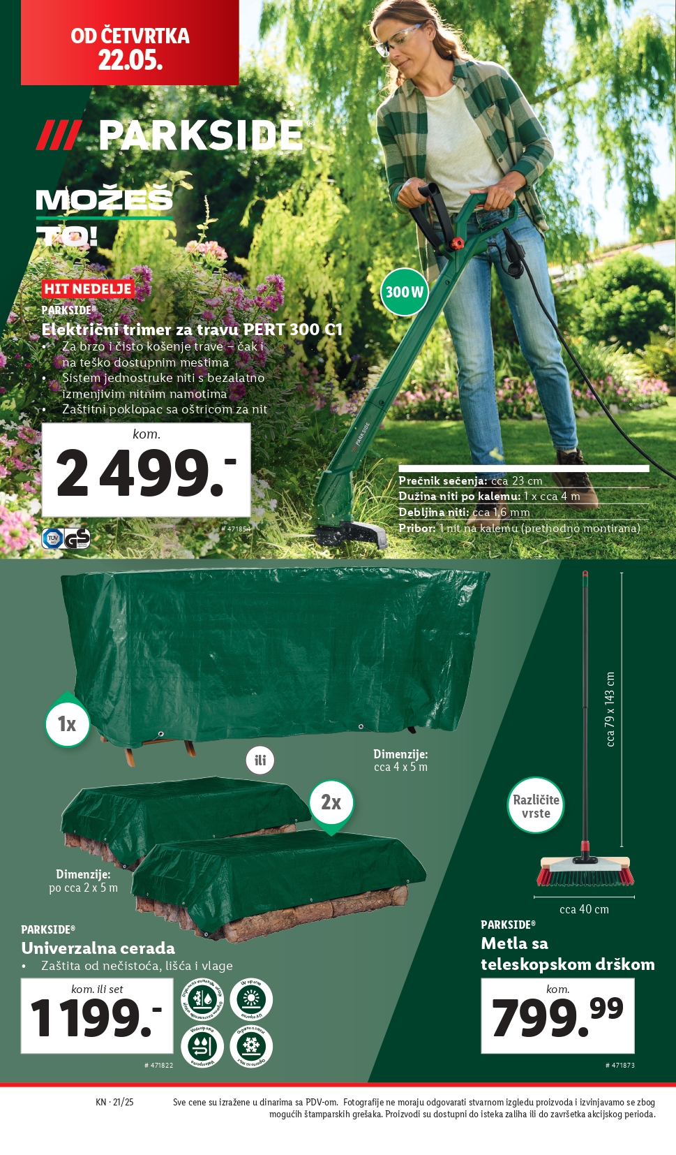 Lidl katalog NEPREHRANA 22-28.5.2025.