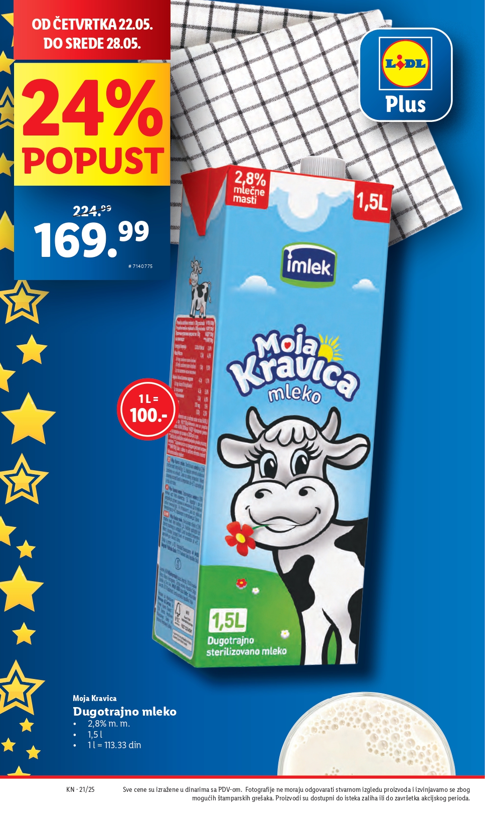 Lidl katalog PREHRANA 22-28.5.2025.
