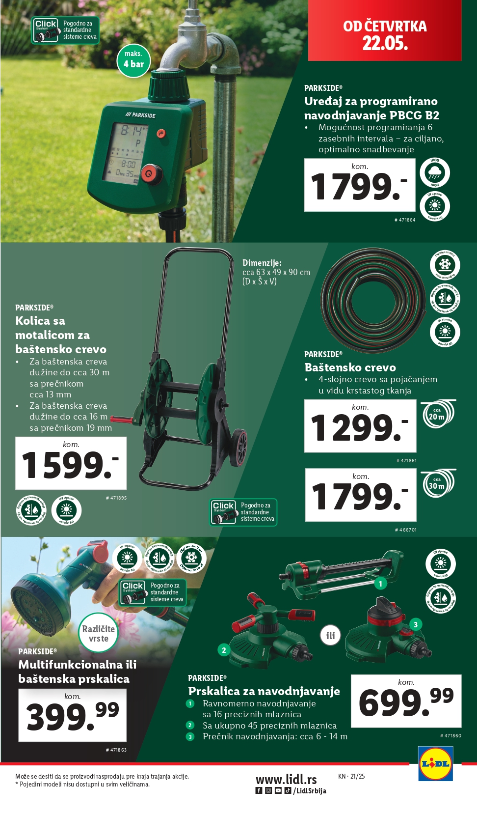 Lidl katalog NEPREHRANA 22-28.5.2025.