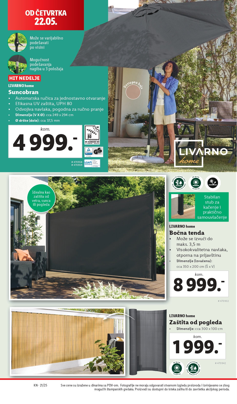 Lidl katalog NEPREHRANA 22-28.5.2025.