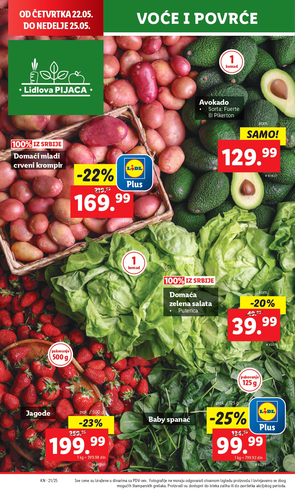 Lidl katalog PREHRANA 22-28.5.2025.