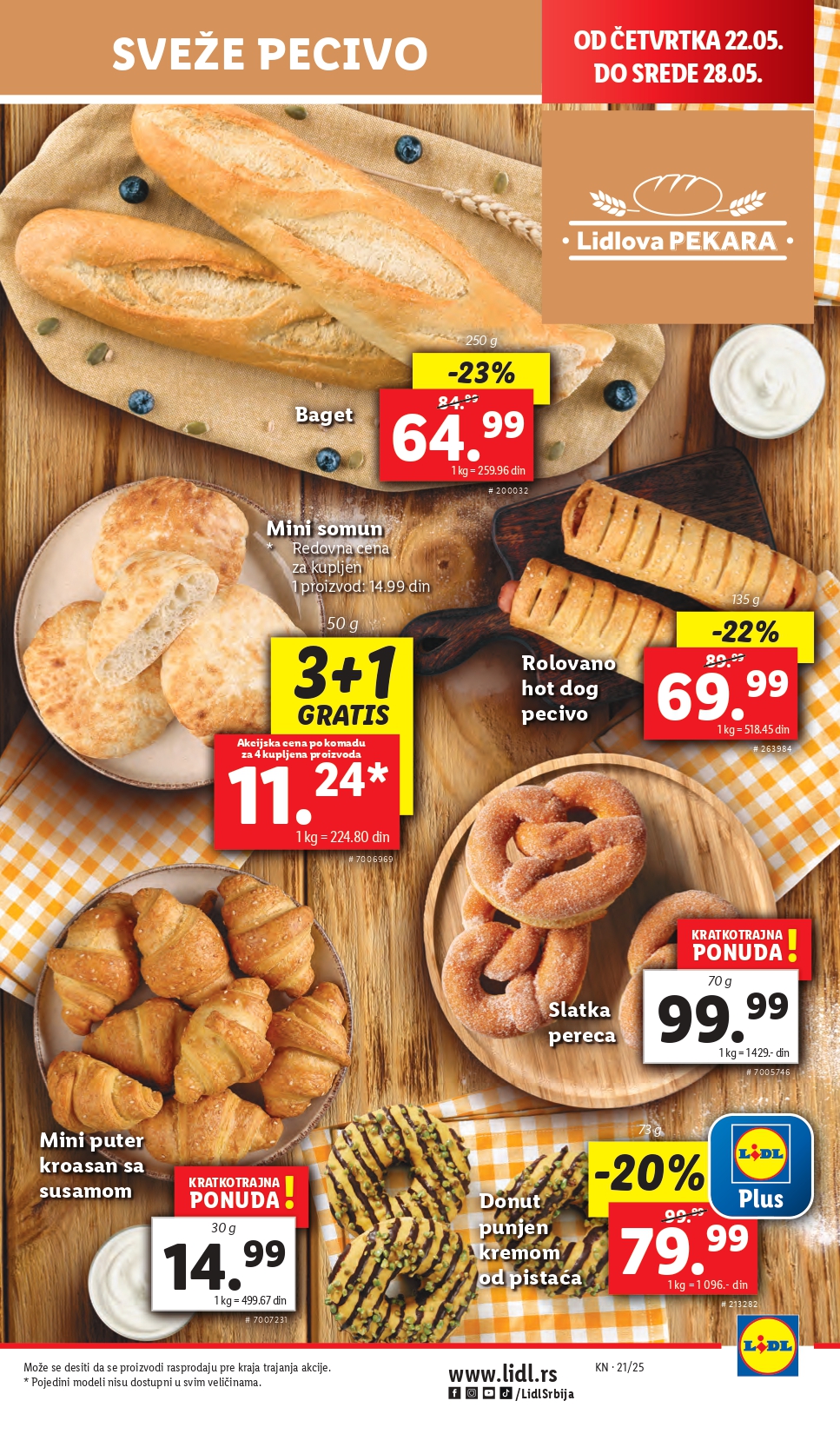 Lidl katalog PREHRANA 22-28.5.2025.
