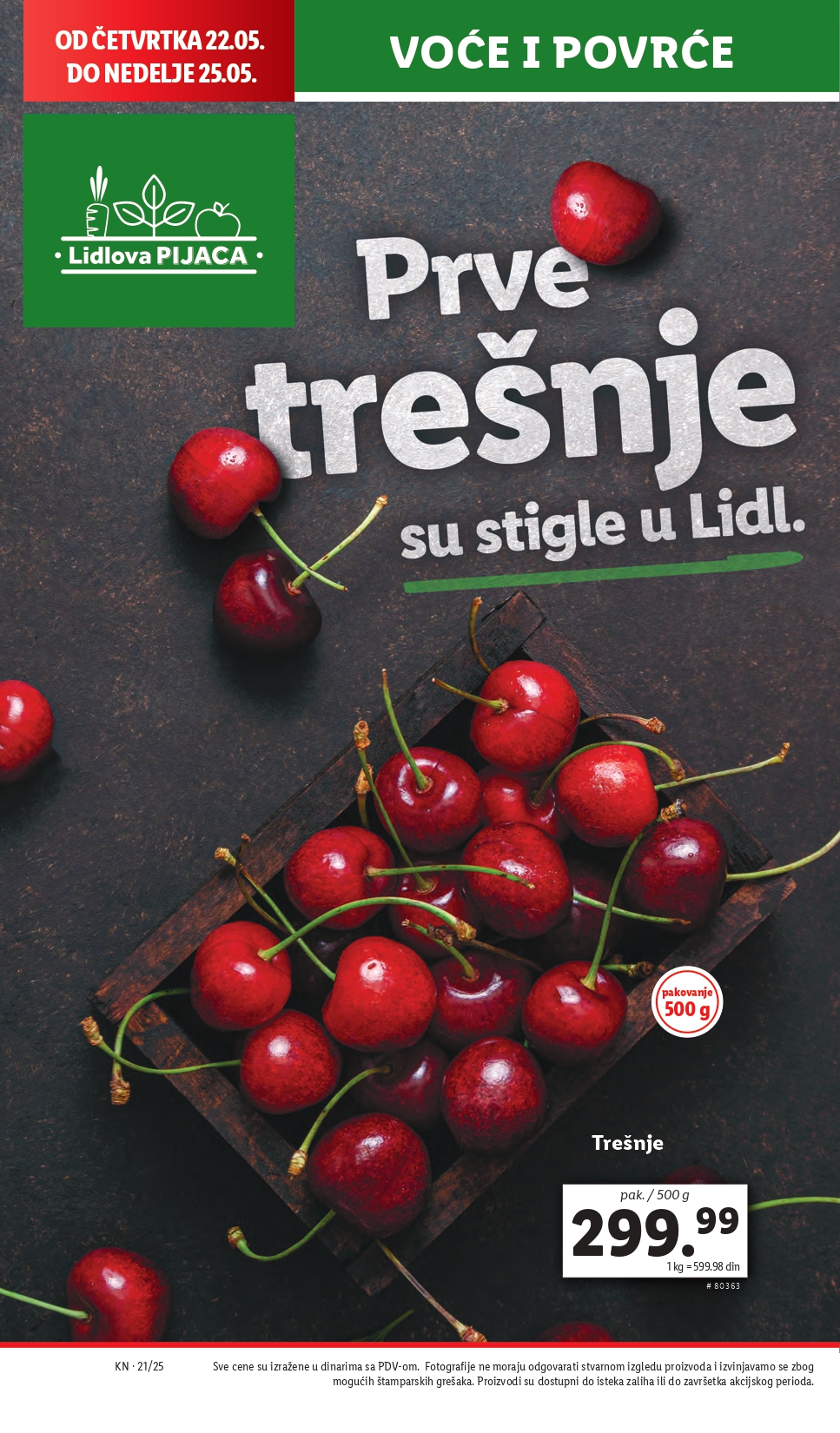 Lidl katalog PREHRANA 22-28.5.2025.