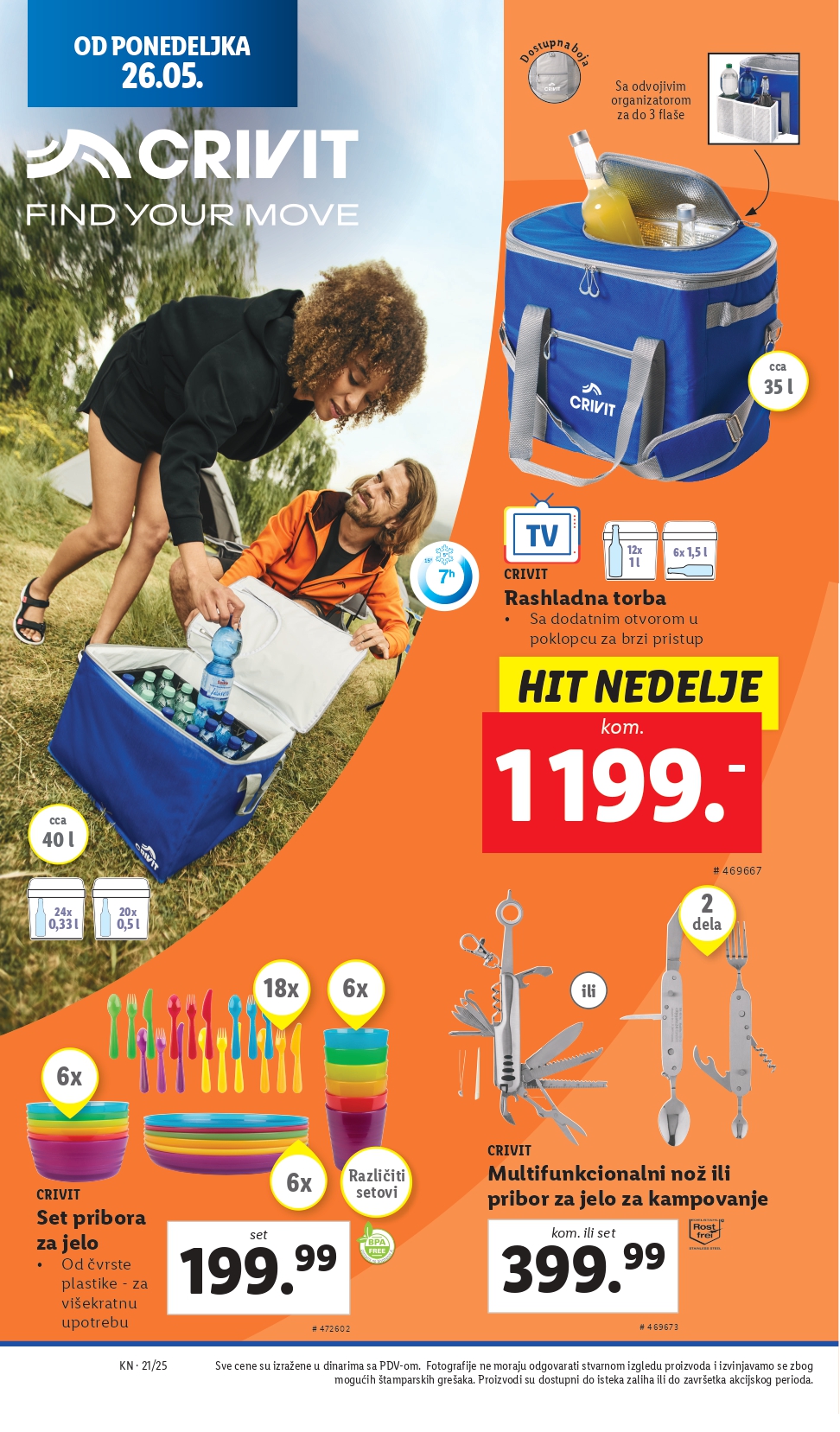 Lidl katalog NEPREHRANA 22-28.5.2025.