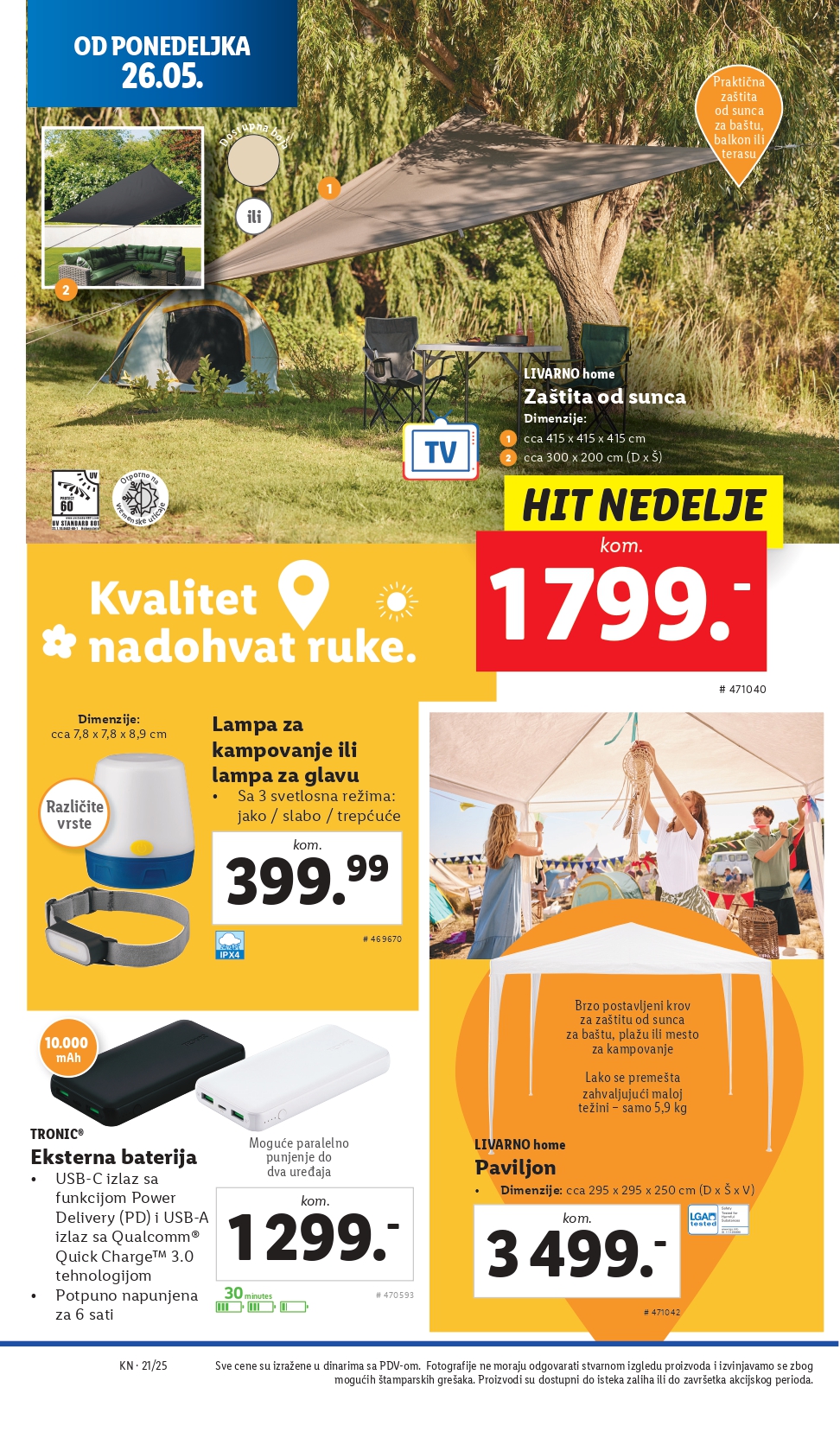 Lidl katalog NEPREHRANA 22-28.5.2025.