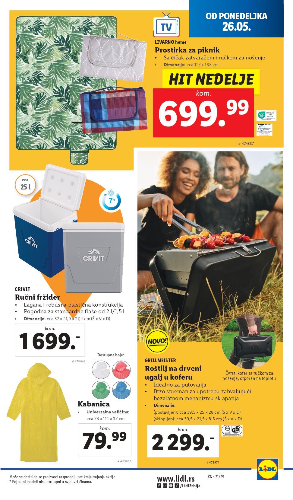 Lidl katalog NEPREHRANA 22-28.5.2025.