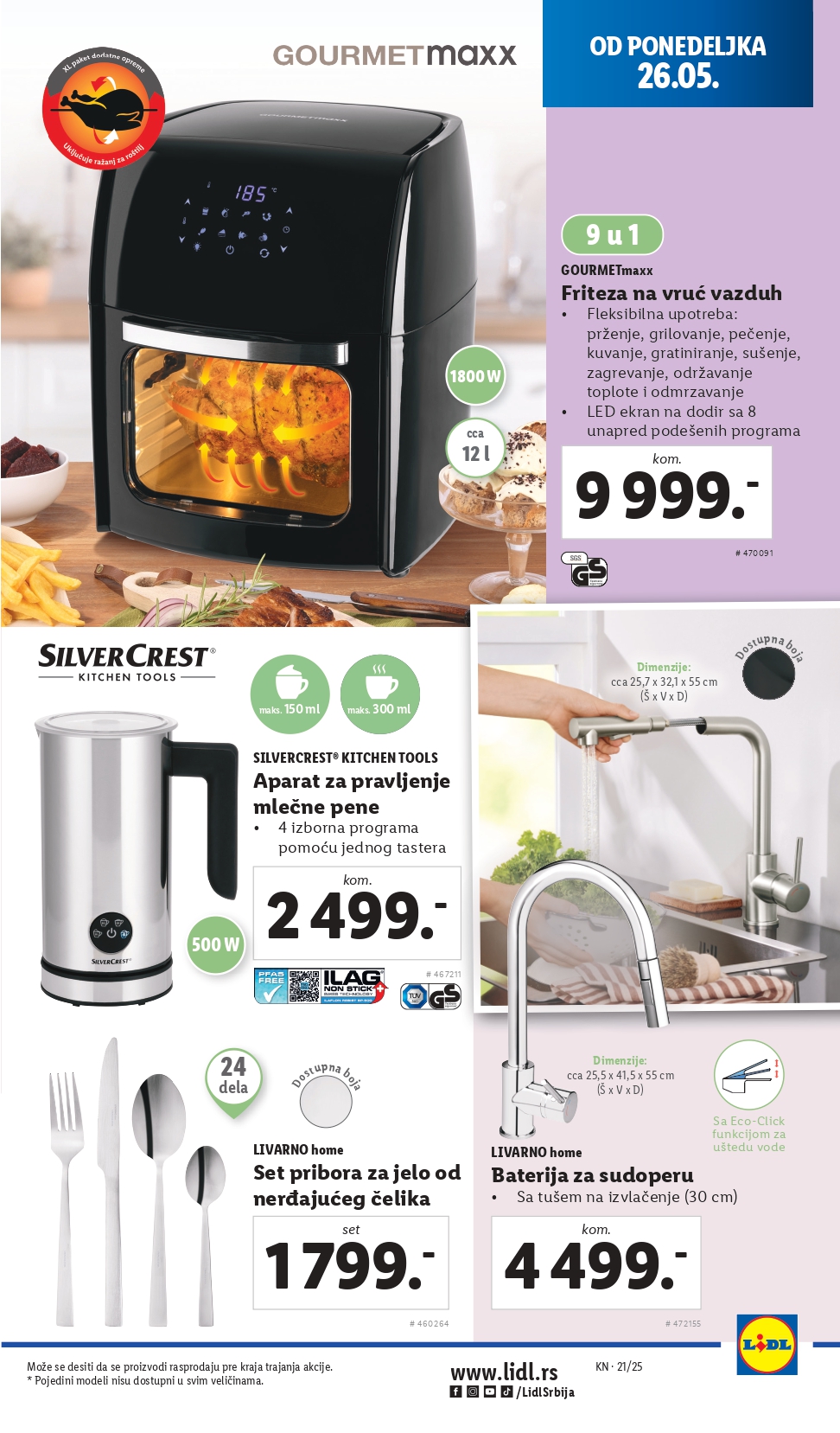 Lidl katalog NEPREHRANA 22-28.5.2025.