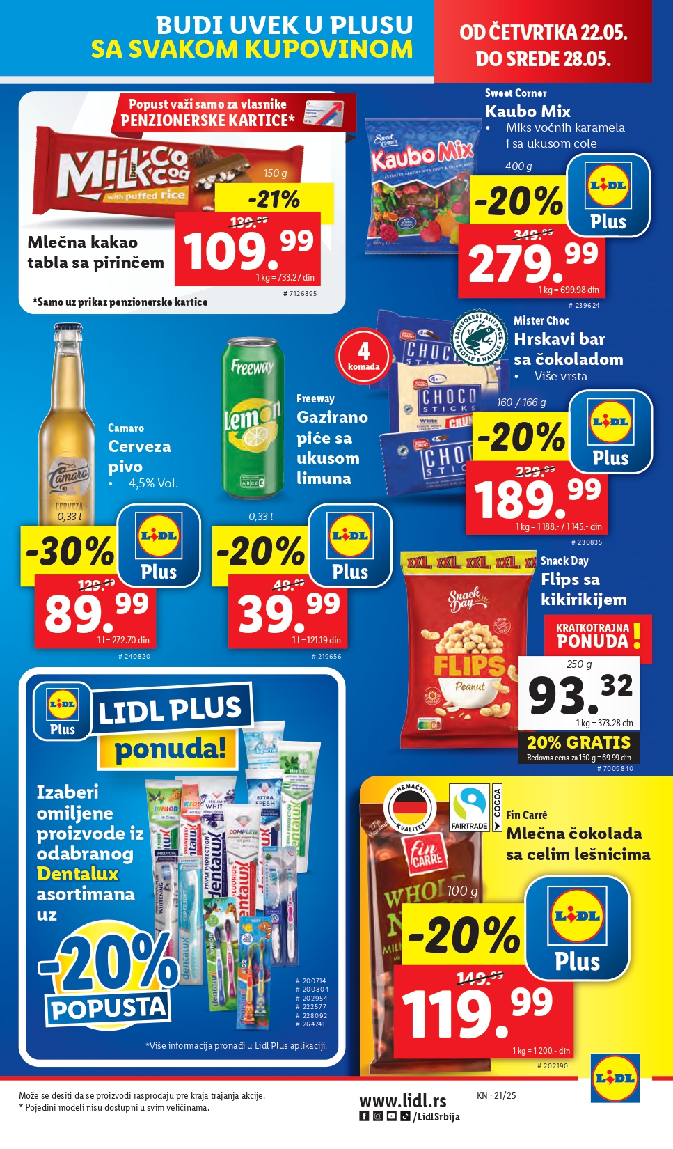 Lidl katalog PREHRANA 22-28.5.2025.