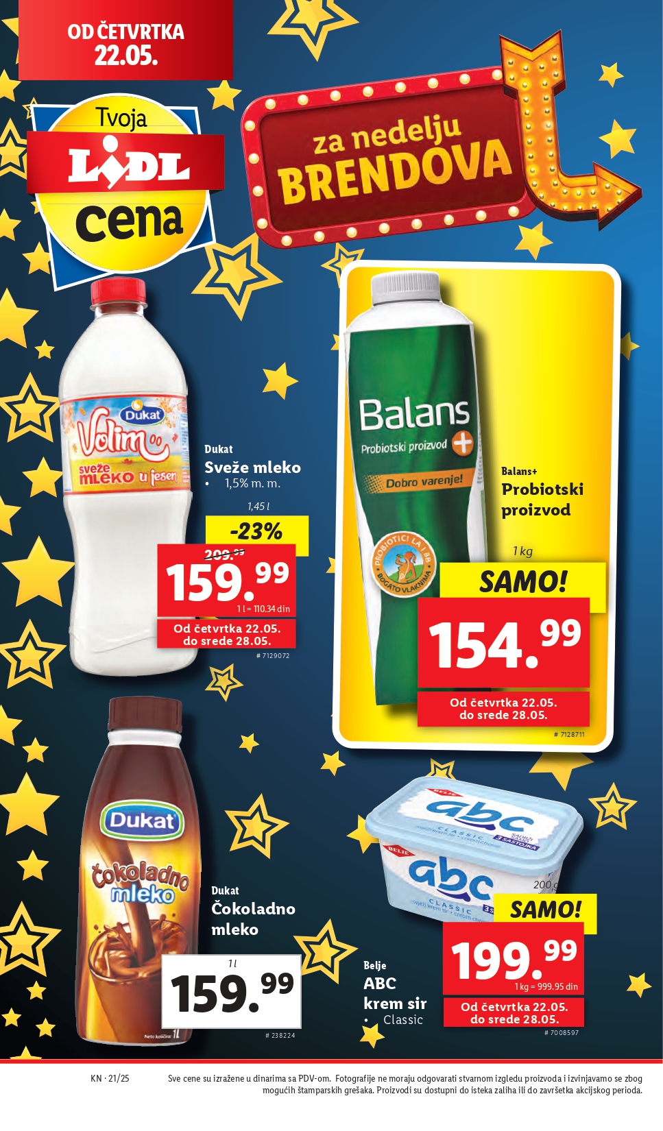 Lidl katalog PREHRANA 22-28.5.2025.