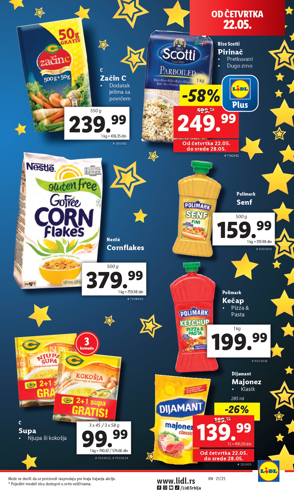 Lidl katalog PREHRANA 22-28.5.2025.