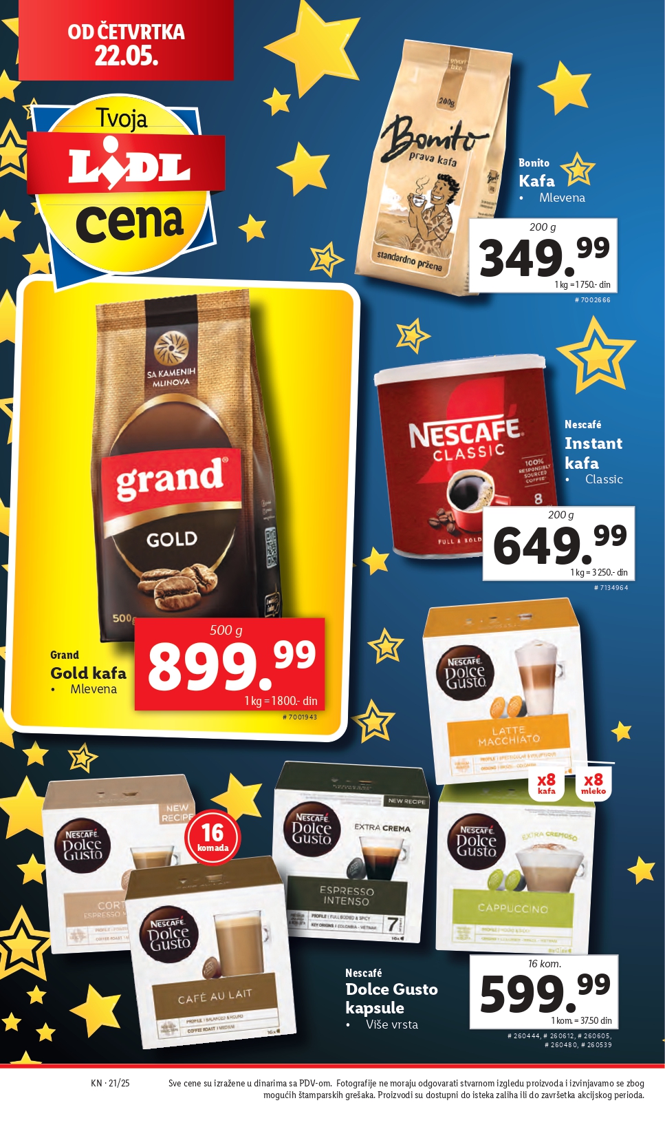 Lidl katalog PREHRANA 22-28.5.2025.