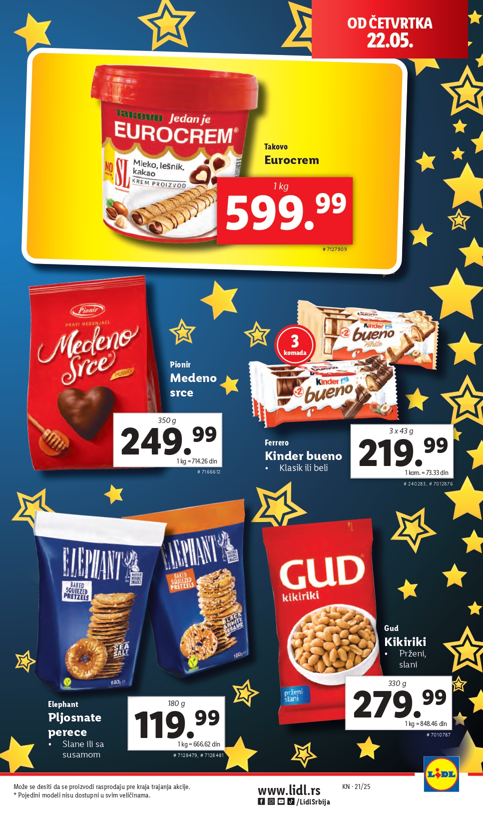 Lidl katalog PREHRANA 22-28.5.2025.