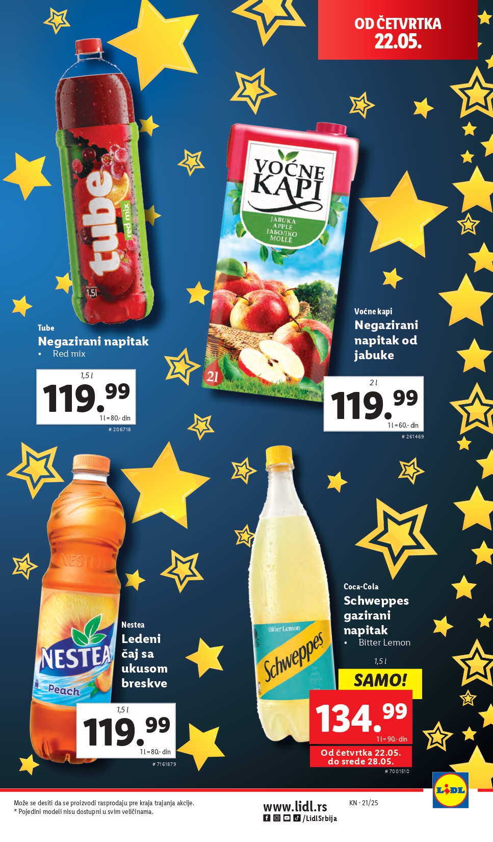 Lidl katalog PREHRANA 22-28.5.2025.