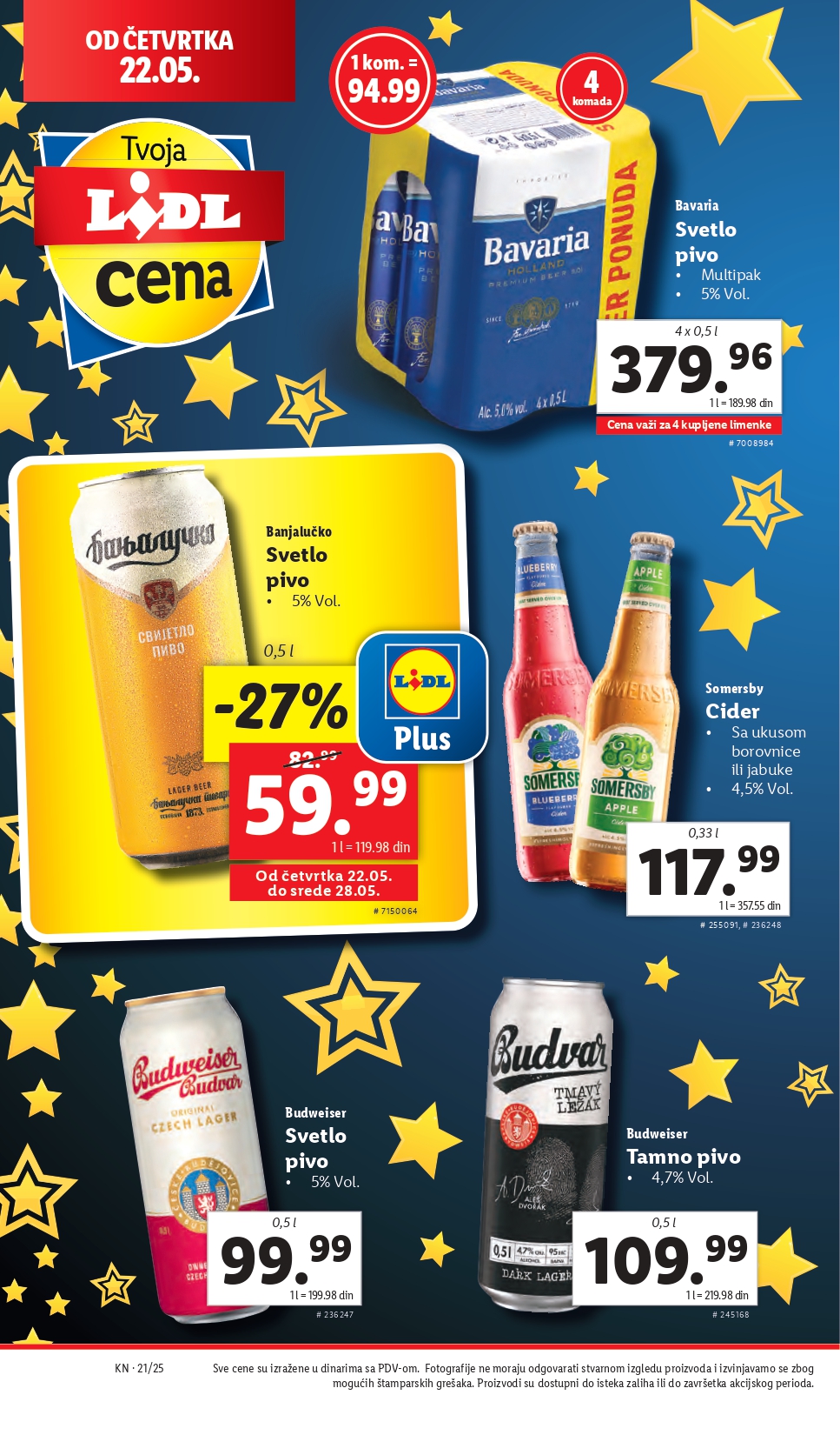 Lidl katalog PREHRANA 22-28.5.2025.