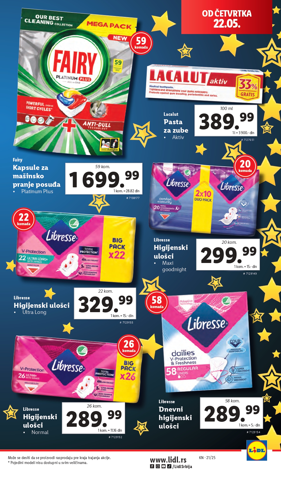 Lidl katalog PREHRANA 22-28.5.2025.