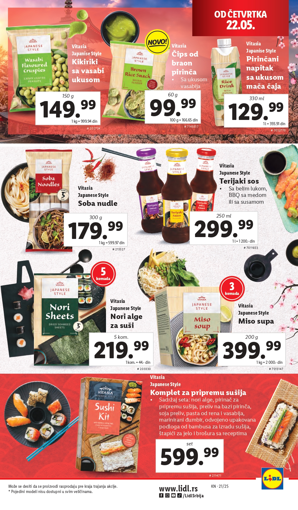 Lidl katalog PREHRANA 22-28.5.2025.