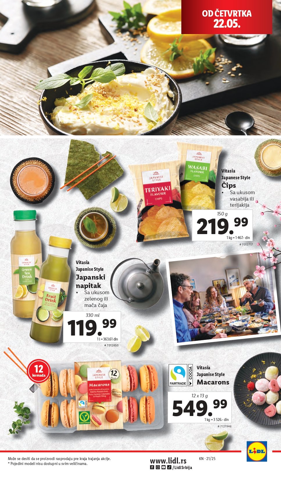 Lidl katalog PREHRANA 22-28.5.2025.