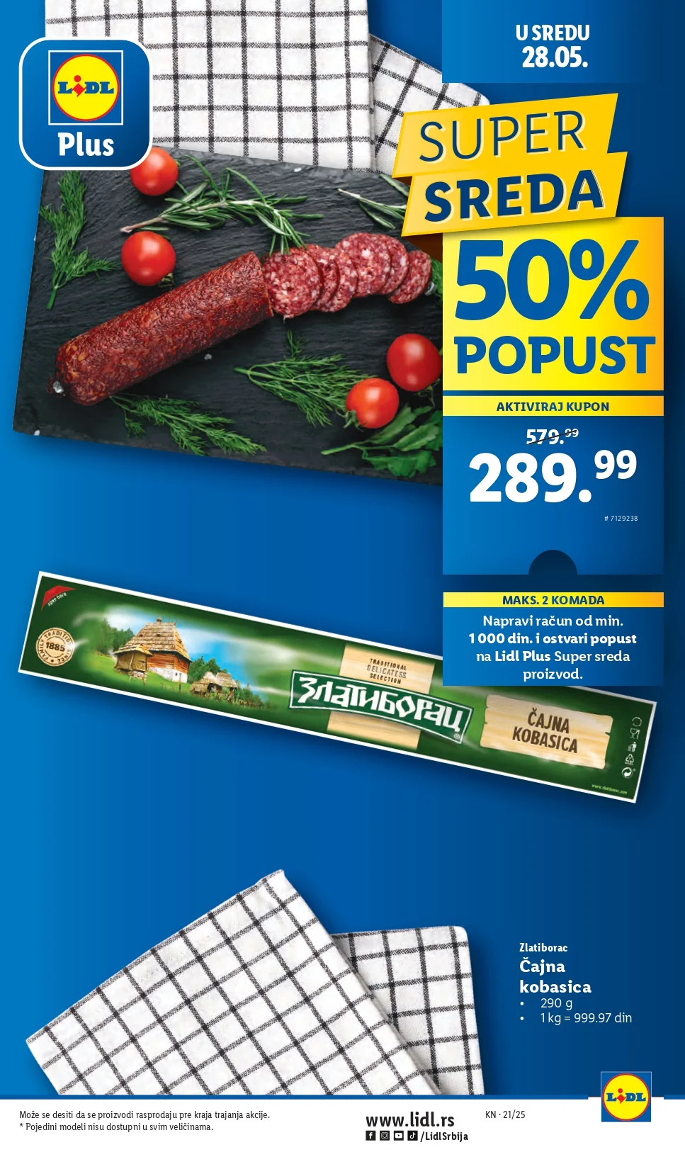 Lidl SUPER SREDA 28.5.2025.