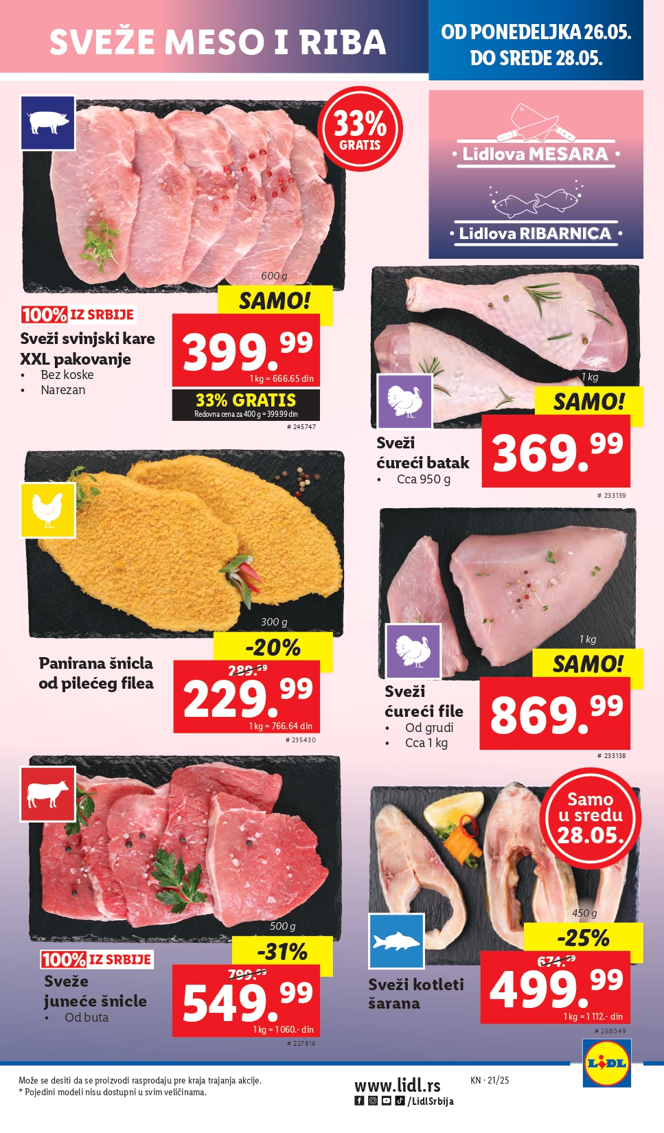 Lidl katalog PREHRANA 22-28.5.2025.