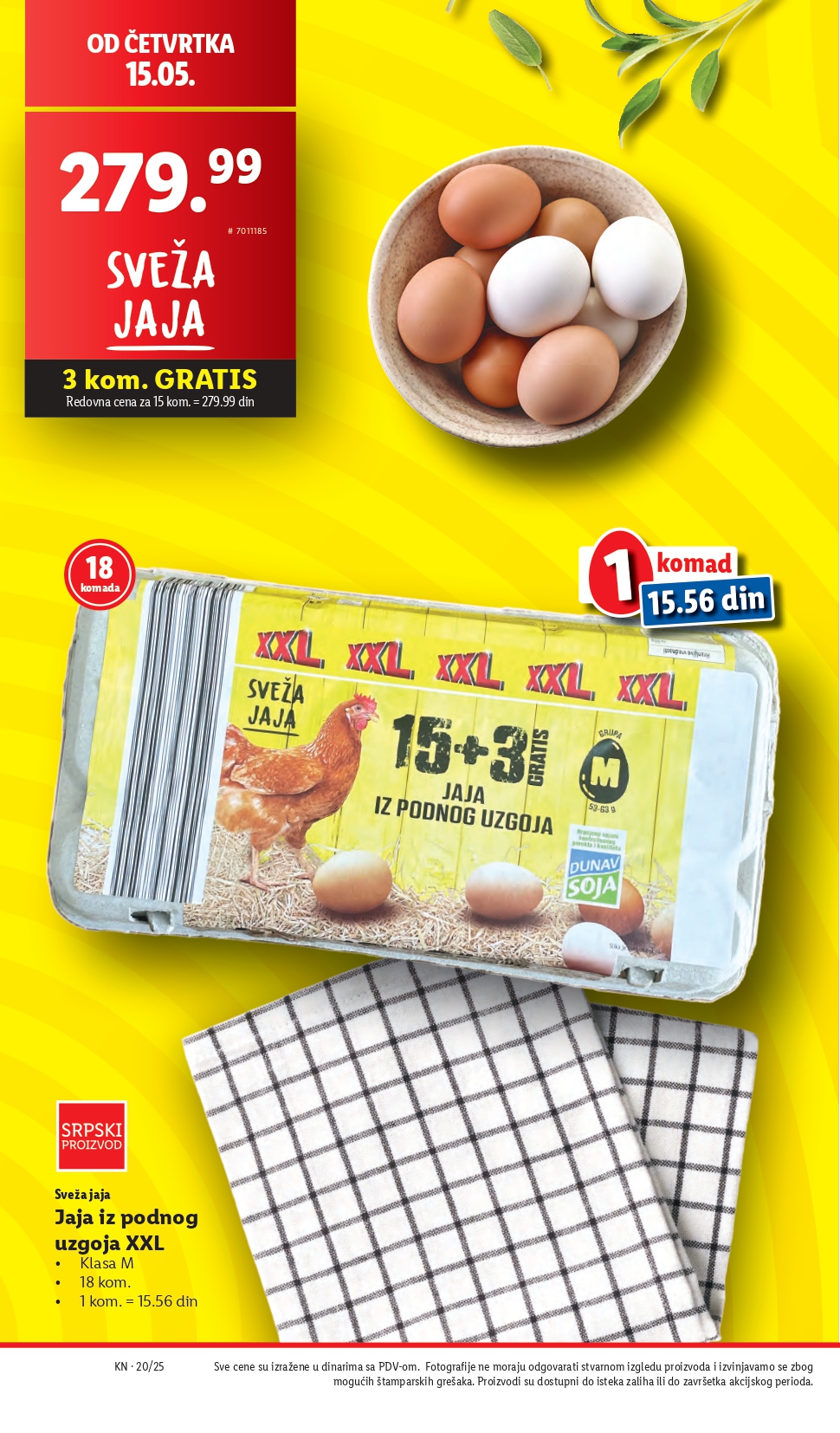 Lidl katalog PREHRANA 15-21.2025.