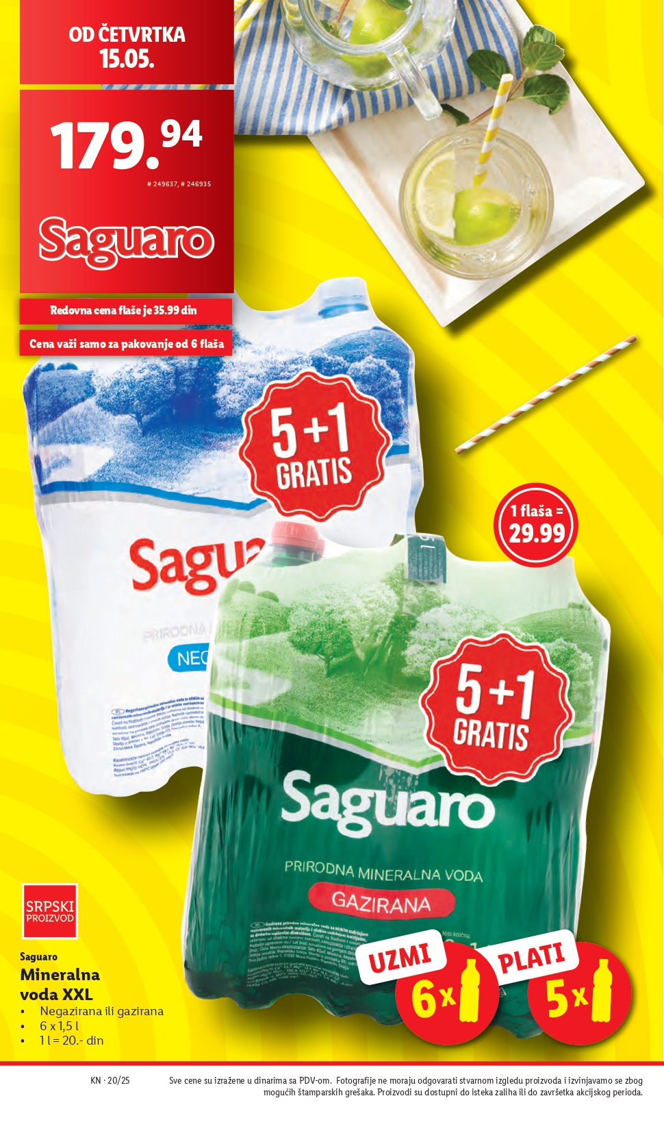 Lidl katalog PREHRANA 15-21.2025.