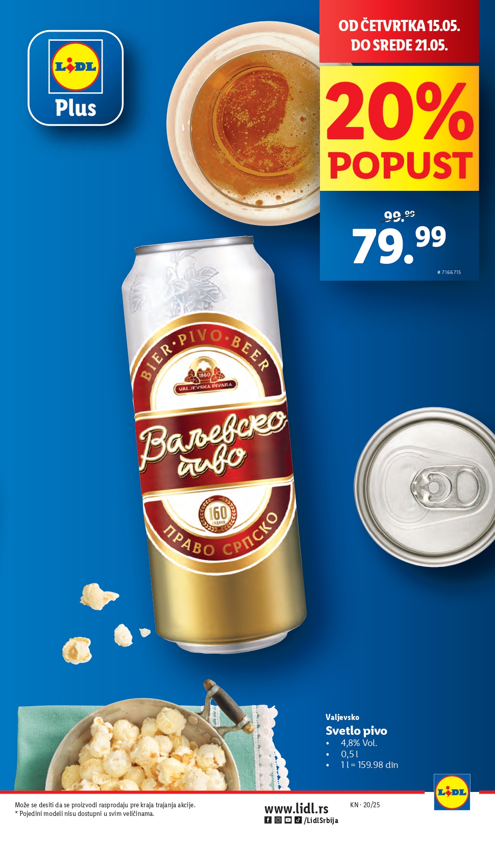 Lidl katalog PREHRANA 15-21.2025.