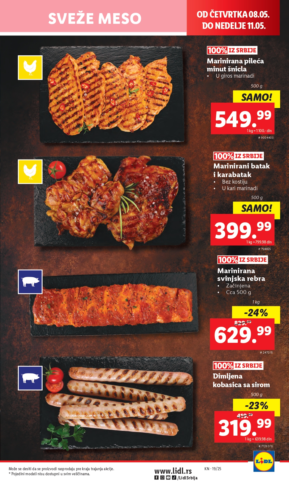 Lidl katalog PREHRANA 8-14.5.2025.