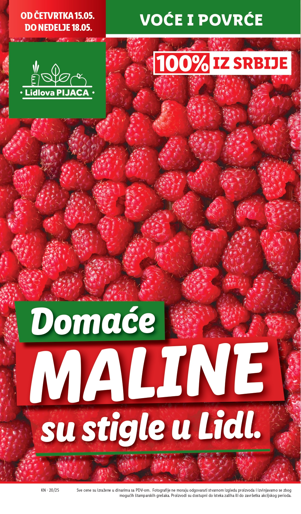 Lidl katalog PREHRANA 15-21.2025.