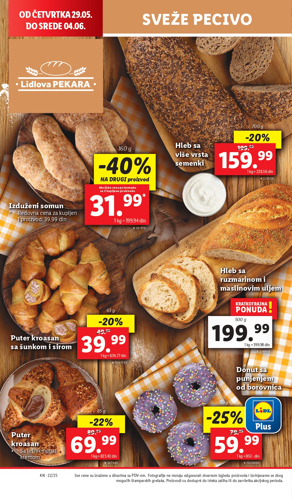 Lidl katalog PREHRANA 29.5-4.6.2025.
