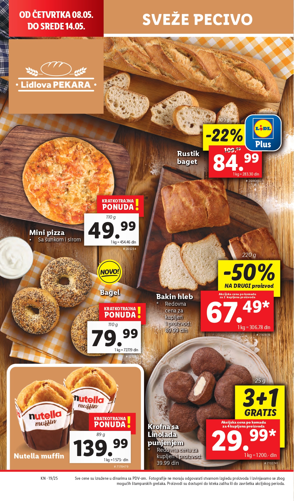 Lidl katalog PREHRANA 8-14.5.2025.