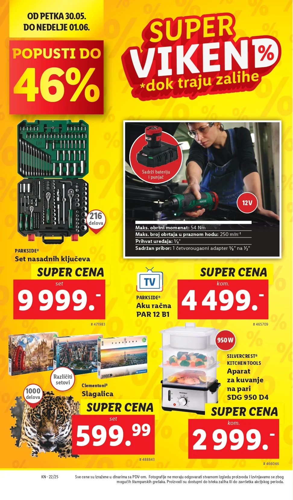 Lidl VIKEND AKCIJA 30.5-1.6.2025.