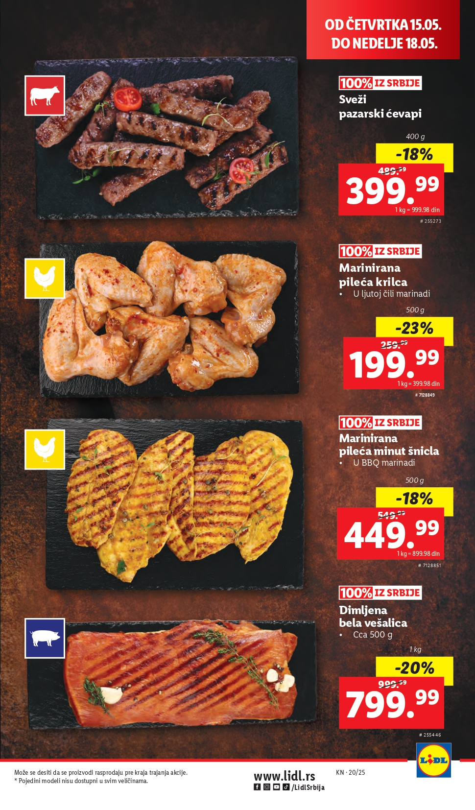 Lidl katalog PREHRANA 15-21.2025.