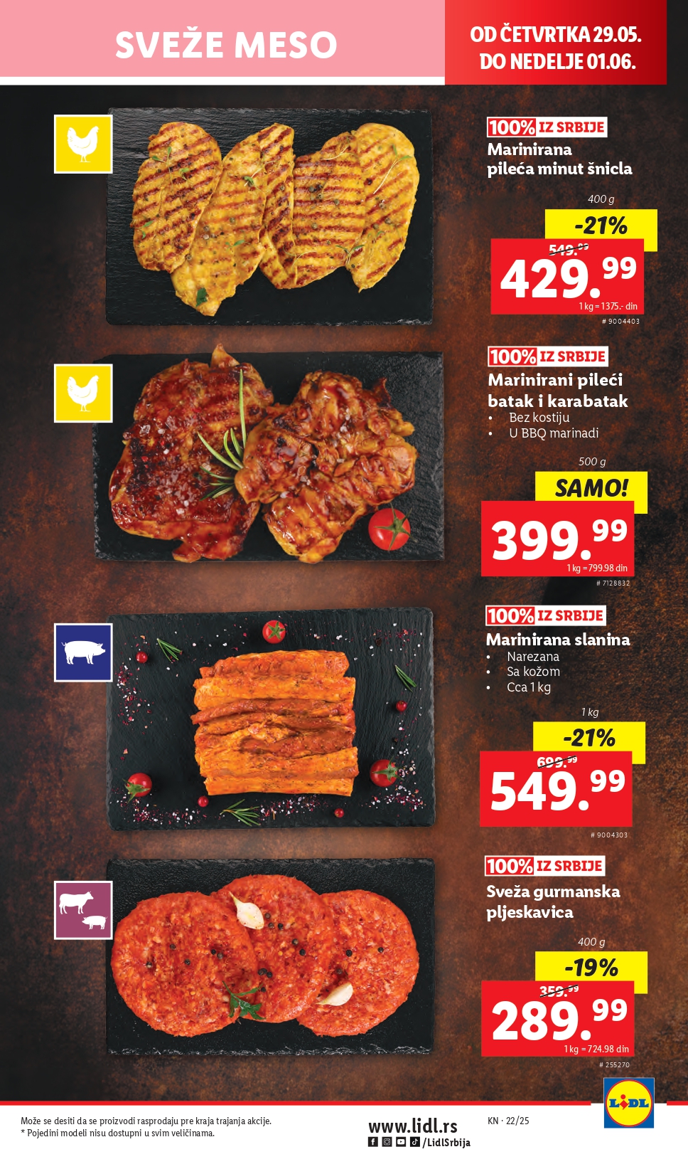 Lidl katalog PREHRANA 29.5-4.6.2025.