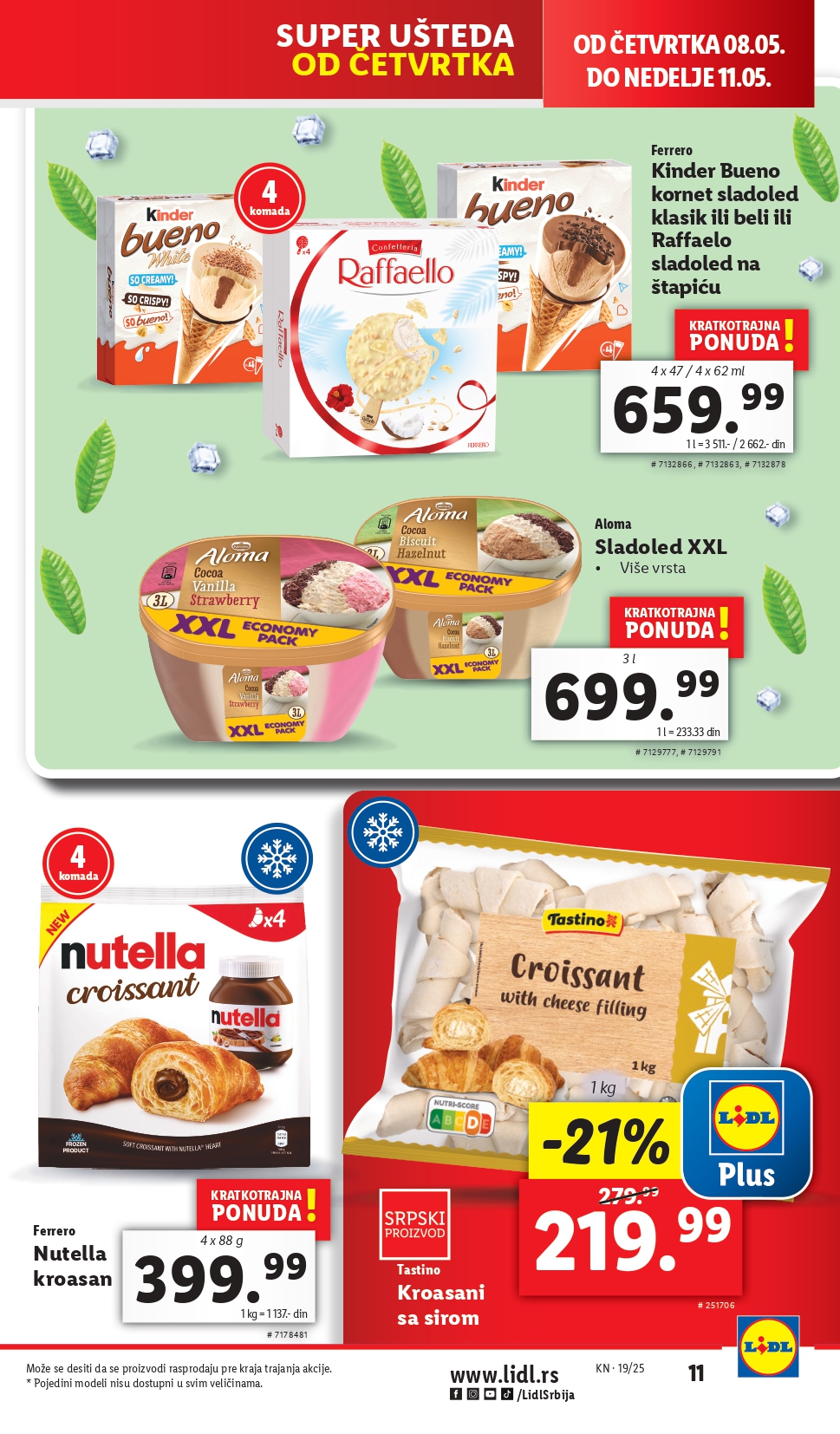 Lidl katalog PREHRANA 8-14.5.2025.