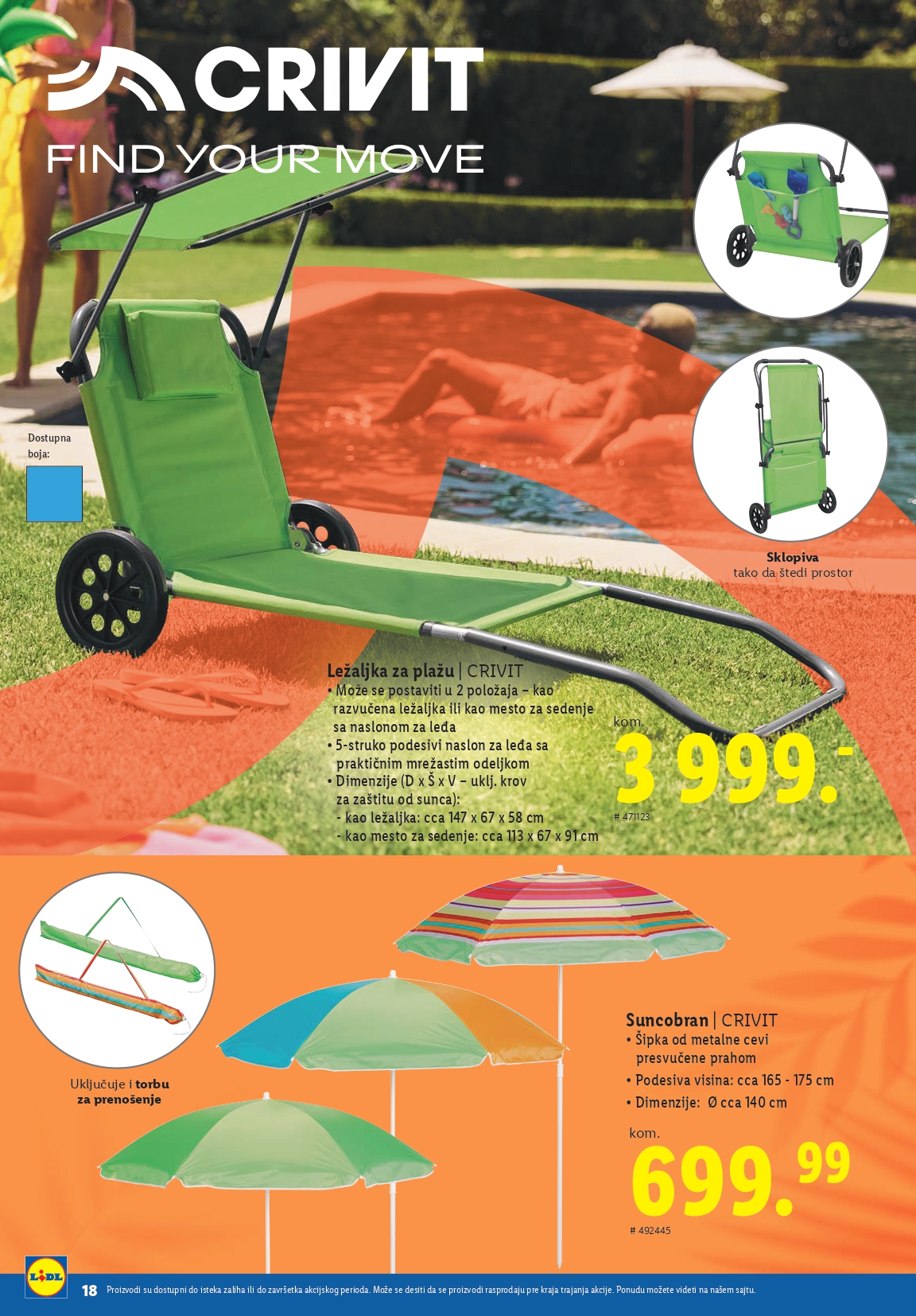 Lidl katalog LETO JE TU 29.5.2025- isteka zaliha