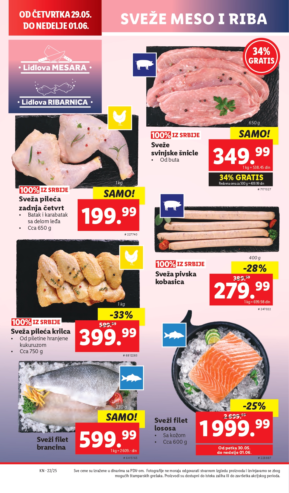 Lidl katalog PREHRANA 29.5-4.6.2025.