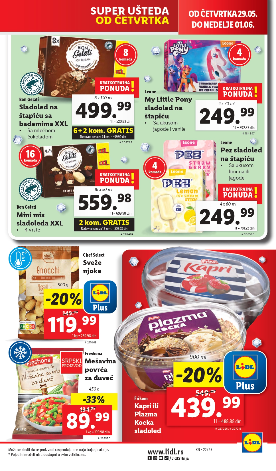Lidl katalog PREHRANA 29.5-4.6.2025.